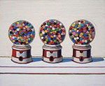 Gemälde Reproduktion von Wayne Thiebaud Drei Maschinen