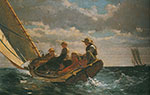 Gemälde Reproduktion von Winslow Homer Luft nach oben (ein fairer Wind)