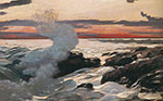 Gemälde Reproduktion von Winslow Homer West Point, Prouts Hals