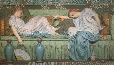 Albert Moore Manzanas reproduccione de cuadro