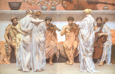 Albert Moore  reproduccione de cuadro