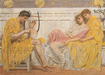 Albert Moore  reproduccione de cuadro