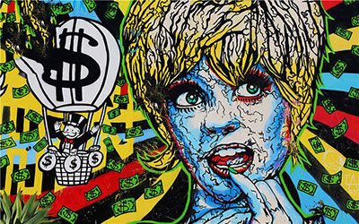 Alec Monopoly  reproduccione de cuadro