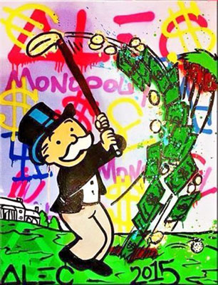 Alec Monopoly  reproduccione de cuadro