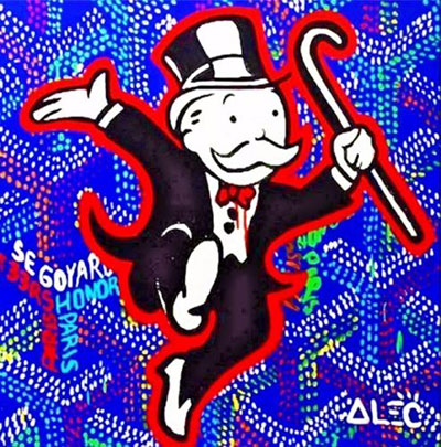 Alec Monopoly  reproduccione de cuadro