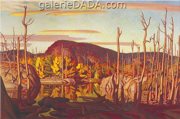 Alfred J. Casson  reproduccione de cuadro