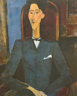 Amedeo Modigliani Jean Cocteau reproduccione de cuadro