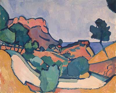 Andre Derain Camino en las montañas reproduccione de cuadro