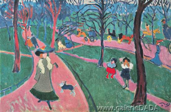 Andre Derain Hyde ParkCity in California USA reproduccione de cuadro