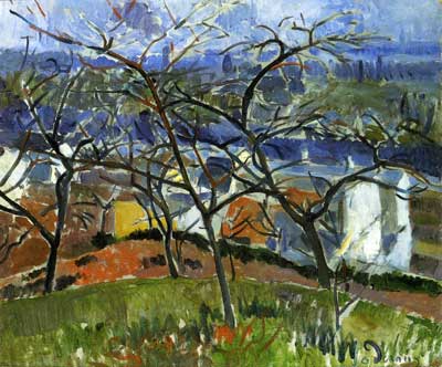 Andre Derain Paisaje cerca de Chatou reproduccione de cuadro