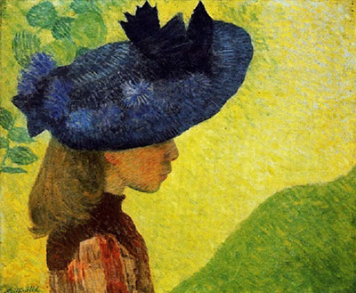 Aristride Maillol Mademoiselle Faraill con un sombrero reproduccione de cuadro