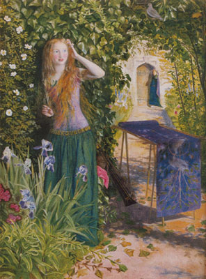 Arthur Hughes  reproduccione de cuadro