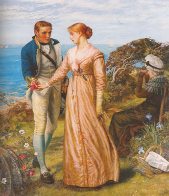 Arthur Hughes  reproduccione de cuadro