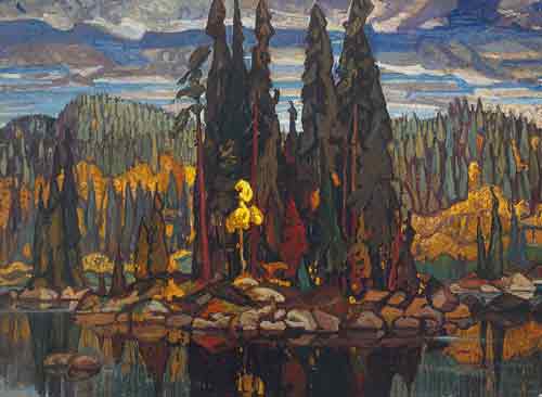 Arthur Lismer Islas de Spruce reproduccione de cuadro