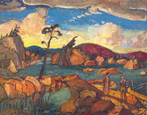 Arthur Lismer Las Islas Happy reproduccione de cuadro