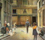 Balthasar Balthus El Passage du Commerce St Andre reproduccione de cuadro