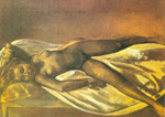 Balthasar Balthus Nida reclinada reproduccione de cuadro