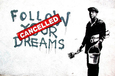 Banksy  reproduccione de cuadro