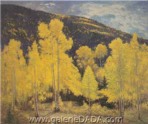 Bert Geer Phillips Bosque de Aspen reproduccione de cuadro