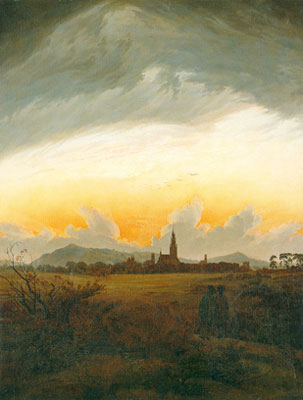 Caspar David Friedrich Neubrandenburg reproduccione de cuadro