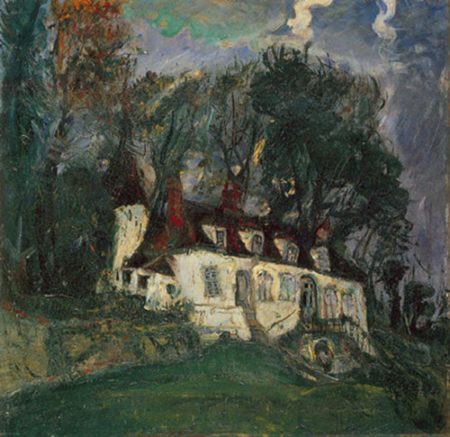 Chaim Soutine Casa en Oiseme reproduccione de cuadro