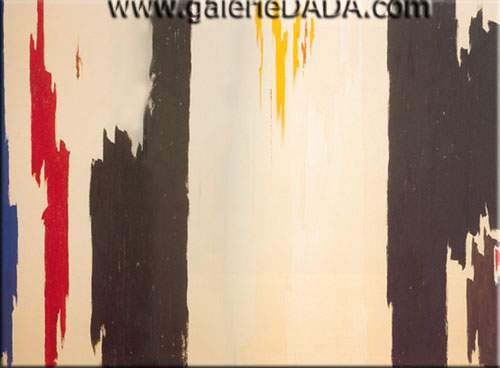 Clyfford Still 1960 reproduccione de cuadro