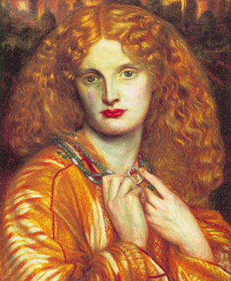 Dante Gabriel Rossetti  reproduccione de cuadro