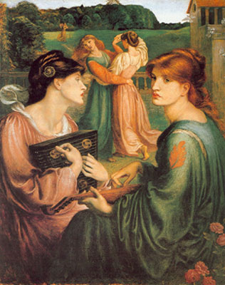 Dante Gabriel Rossetti  reproduccione de cuadro