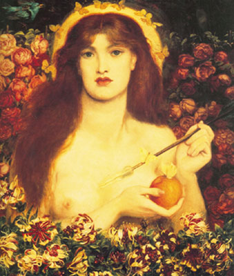 Dante Gabriel Rossetti Venus Verticordia reproduccione de cuadro