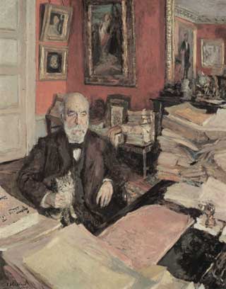 Edouard Vuillard Retrato de Thodore Duret reproduccione de cuadro