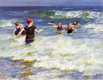 Edward Henry Potthast  reproduccione de cuadro