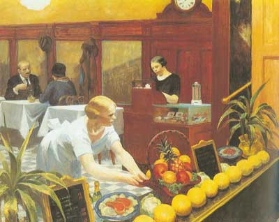 Edward Hopper Mesas para damas reproduccione de cuadro