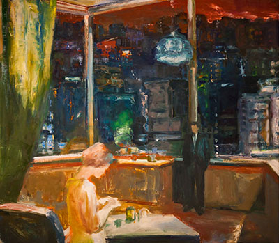 Elmer Bischoff  reproduccione de cuadro