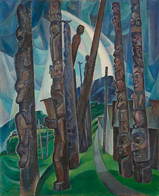 Emily Carr  reproduccione de cuadro