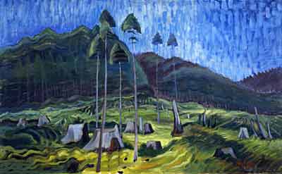 Emily Carr  reproduccione de cuadro