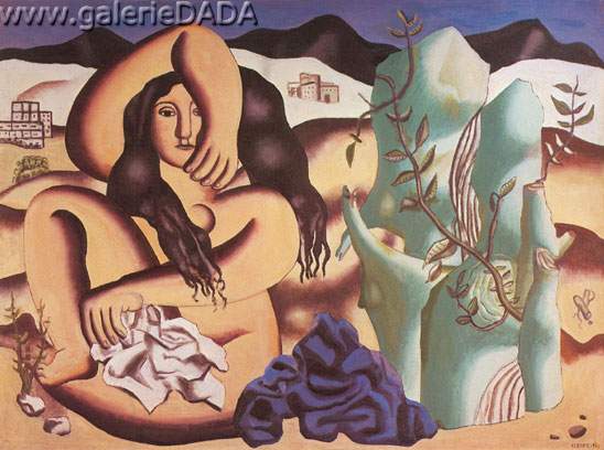 Fernand Leger Baño de mujer reproduccione de cuadro