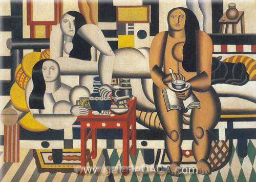 Fernand Leger Tres mujeres reproduccione de cuadro