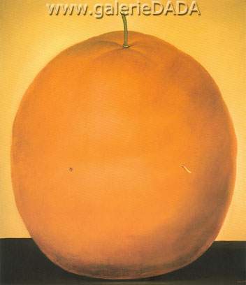 Fernando Botero Naranja reproduccione de cuadro