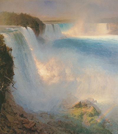 Frederic Edwin Church Niágara Flals del lado americano reproduccione de cuadro