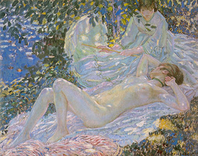 Frederick Frieseke Verano reproduccione de cuadro