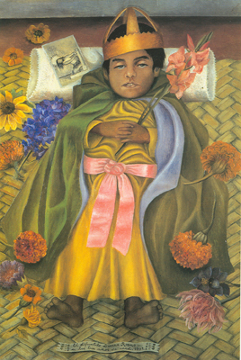 Frida Kahlo  reproduccione de cuadro