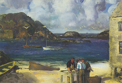 George Bellows  reproduccione de cuadro