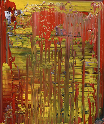 Gerhard Richter Cuadro abstracto 12 reproduccione de cuadro