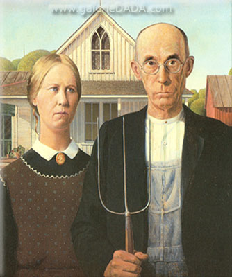 Grant Wood  reproduccione de cuadro