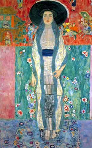 Gustave Klimt Retrato de Adele Bloch - Bauer (2) reproduccione de cuadro