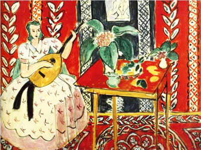 Henri Matisse El laúd reproduccione de cuadro