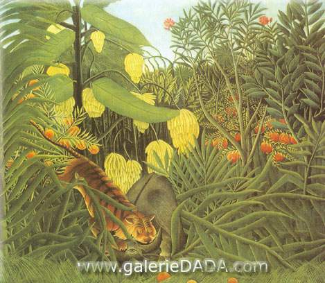 Henri Rousseau  reproduccione de cuadro