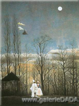 Henri Rousseau Una Evening de Carnaval reproduccione de cuadro