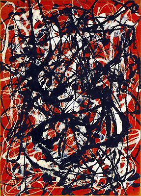 Jackson Pollock  reproduccione de cuadro