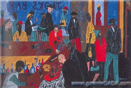 Jacob Lawrence  reproduccione de cuadro